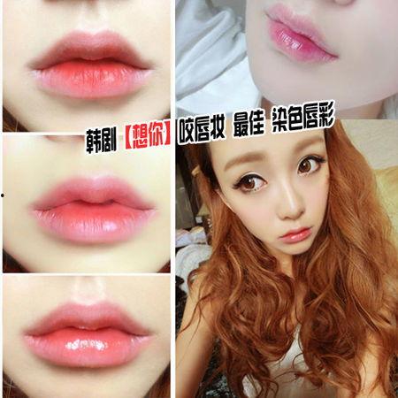 咬唇妆的图片,性感唇色新风尚